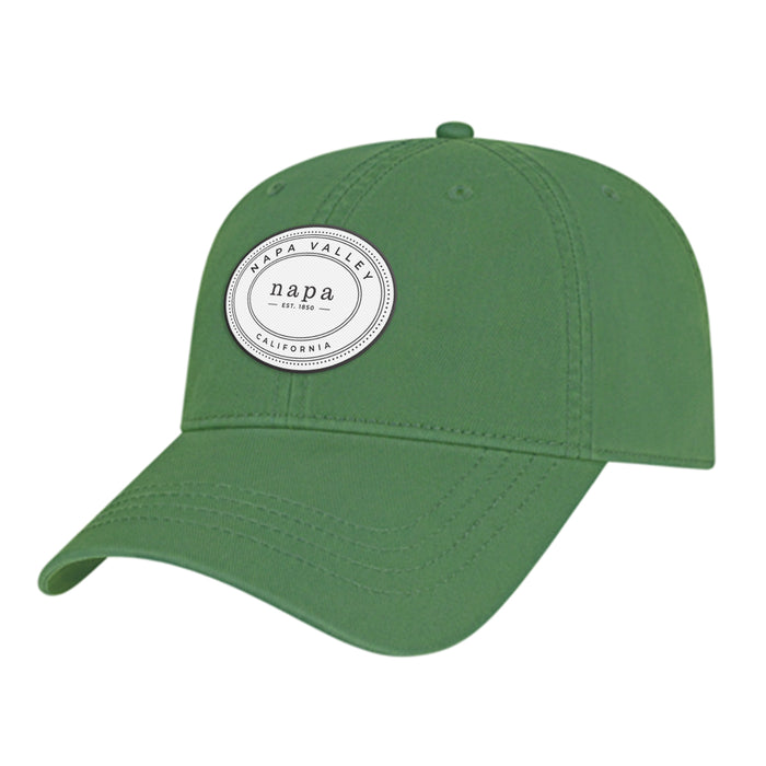 Custom OVAL Cap America Washed Chino Twill Relaxed Golf Cap