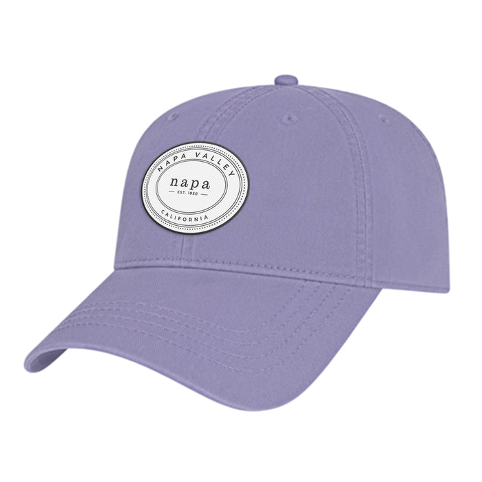Custom OVAL Cap America Washed Chino Twill Relaxed Golf Cap
