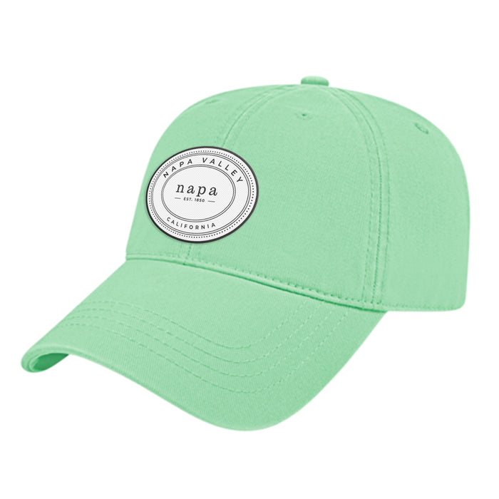 Custom OVAL Cap America Washed Chino Twill Relaxed Golf Cap