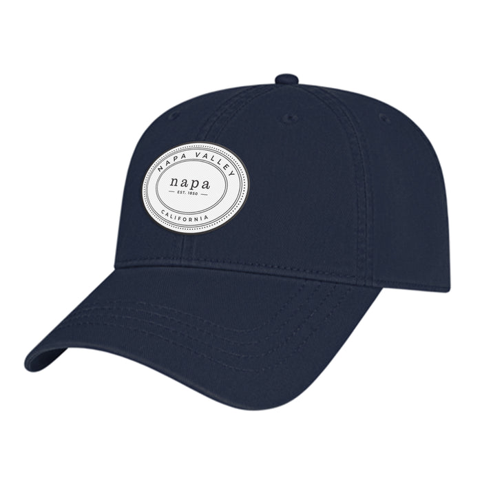 Custom OVAL Cap America Washed Chino Twill Relaxed Golf Cap