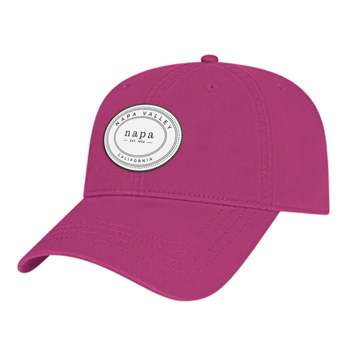 Custom OVAL Cap America Washed Chino Twill Relaxed Golf Cap