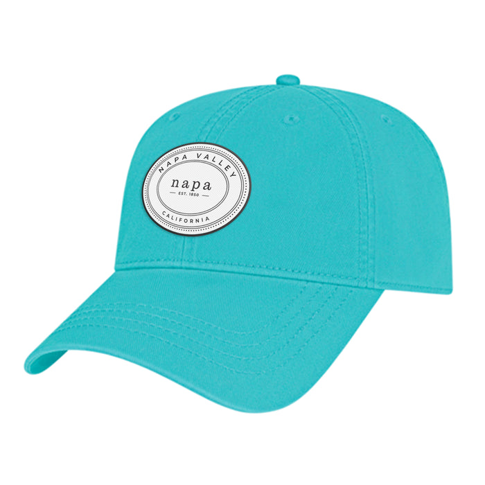 Custom OVAL Cap America Washed Chino Twill Relaxed Golf Cap