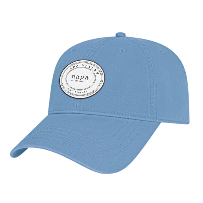 Custom OVAL Cap America Washed Chino Twill Relaxed Golf Cap