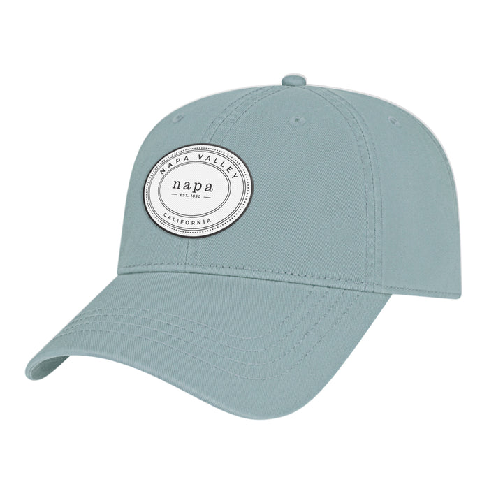 Custom OVAL Cap America Washed Chino Twill Relaxed Golf Cap