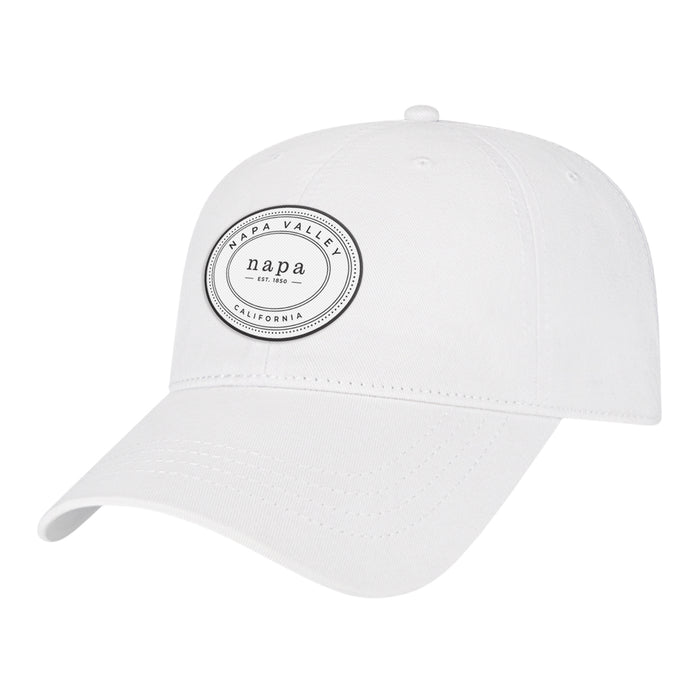 Custom OVAL Cap America Washed Chino Twill Relaxed Golf Cap