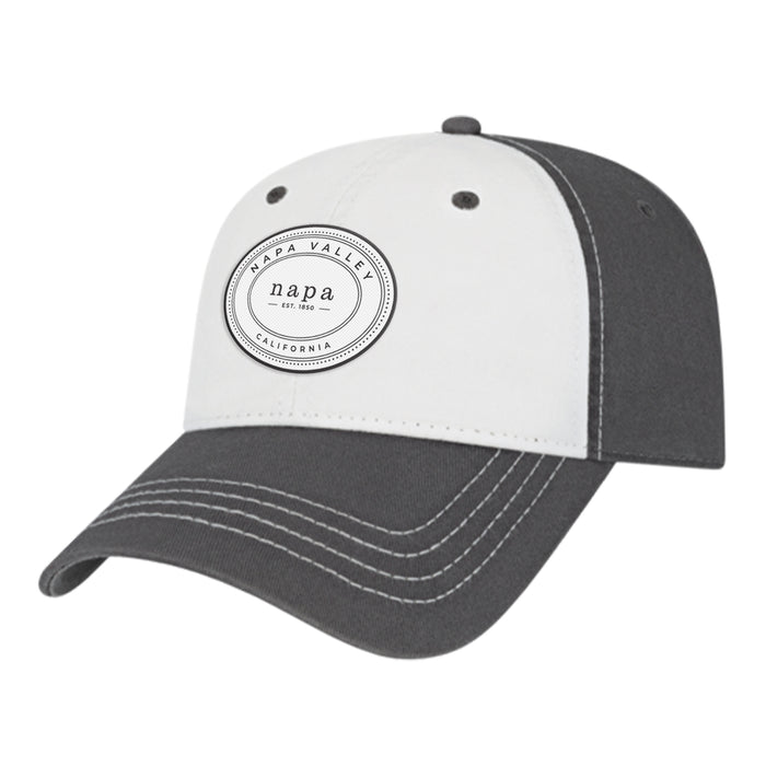 Custom OVAL Cap America Washed Chino Twill Relaxed Golf Cap