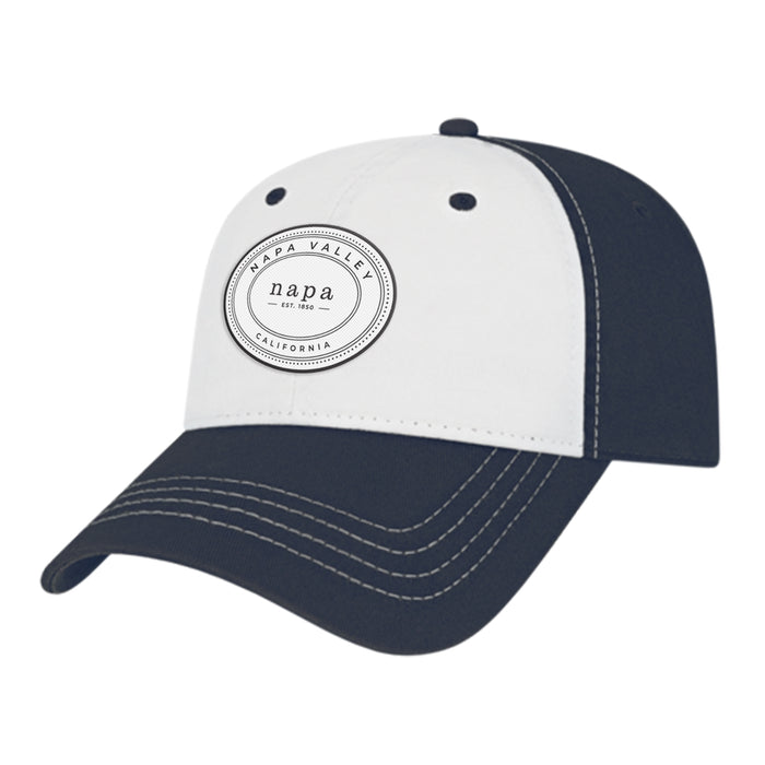 Custom OVAL Cap America Washed Chino Twill Relaxed Golf Cap