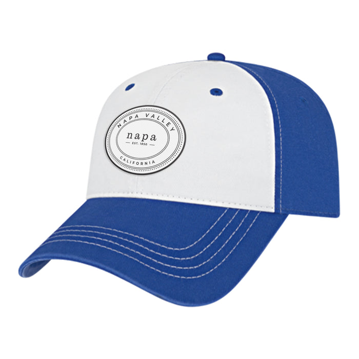 Custom OVAL Cap America Washed Chino Twill Relaxed Golf Cap