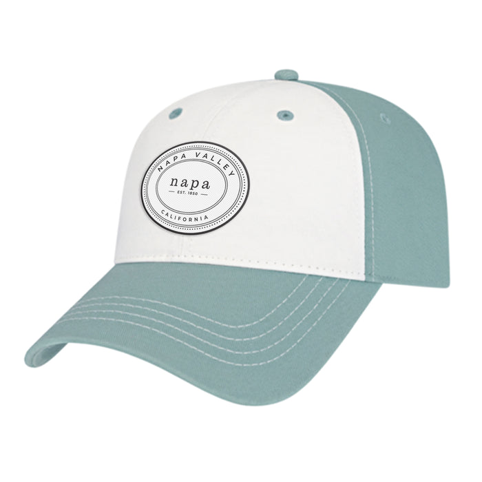 Custom OVAL Cap America Washed Chino Twill Relaxed Golf Cap