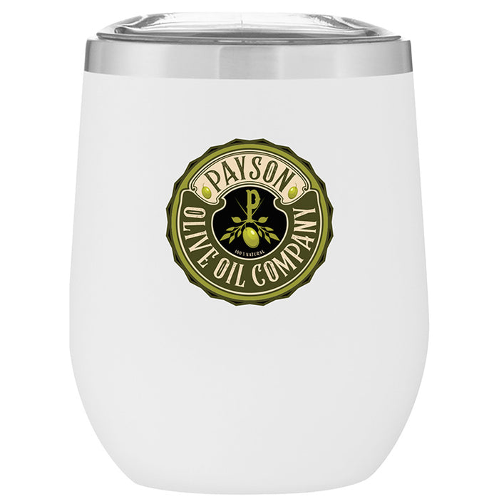 Custom BRAND / LOGO 12 Oz. Insulated Stemless Wine Cup