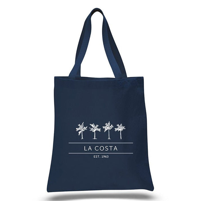 Custom Wholesale 12 Oz. Colored Canvas Simple Tote Bag Printed in VISTA COLLECTION Design