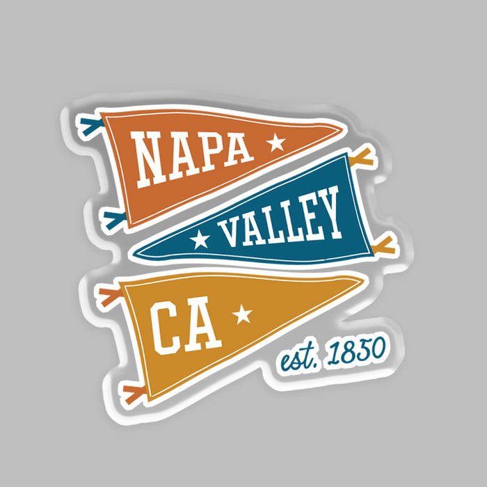 Custom BRAND / LOGO 1/4 Acrylic Fridge Magnets