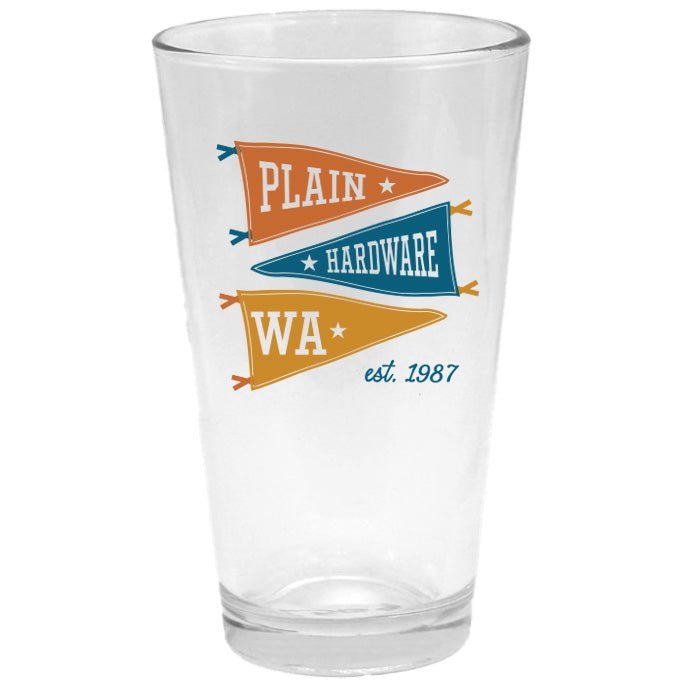 Custom BRAND / LOGO 16 Oz. Pint Glass Full Color