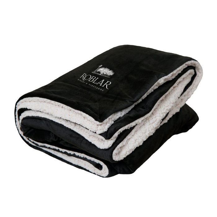 Custom BRAND / LOGO Micro Mink Sherpa Throw
