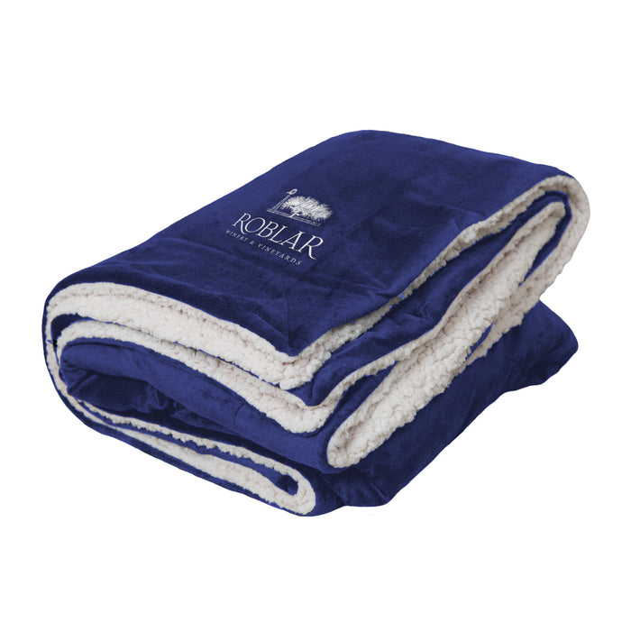 Custom BRAND / LOGO Micro Mink Sherpa Throw