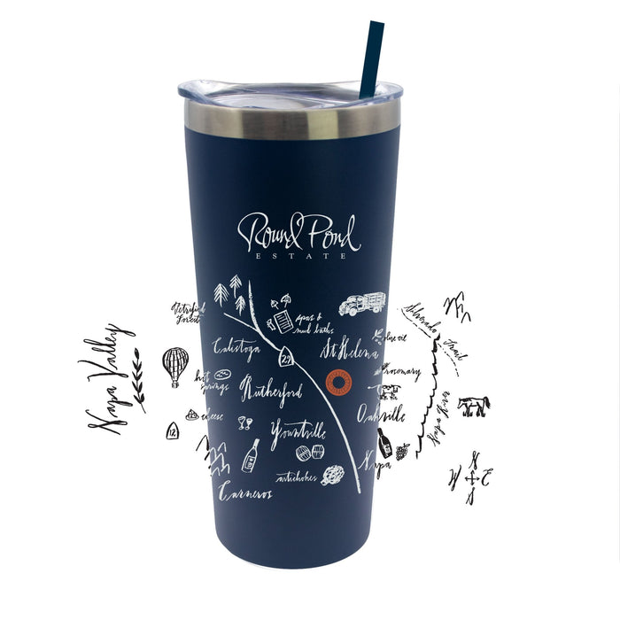 Custom BRAND / LOGO 22 Oz. Stainless Full Color Tumbler