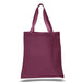 12 Oz. Colored Canvas Simple Tote Bag Printed with a Customizable SLANT COLLECTION Design - Mercantile 12