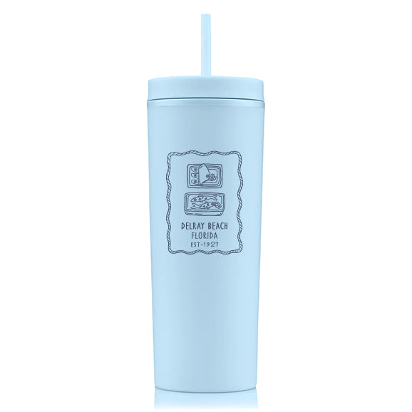 Custom SALTY 18 Oz. Slique Recycled Tumbler