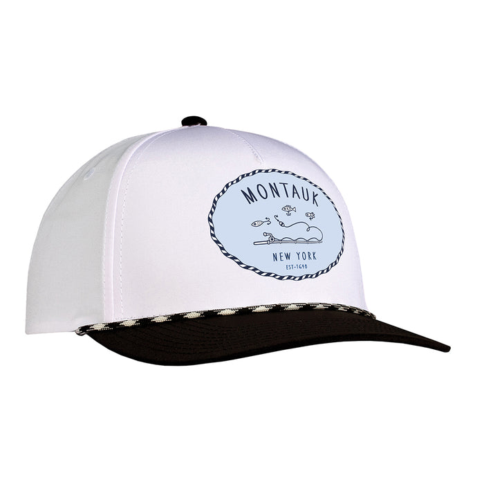Custom SALTY Quake City 5 Panel Deluxe Two-Tone Poly Cap