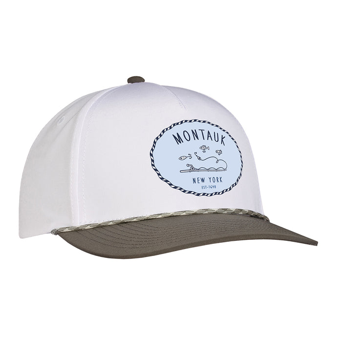 Custom SALTY Quake City 5 Panel Deluxe Two-Tone Poly Cap