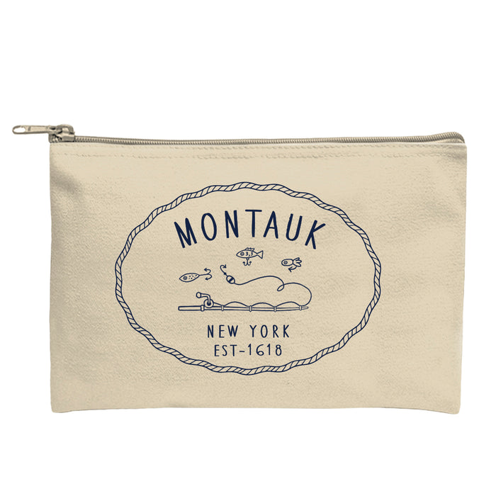 Custom SALTY  14 oz. Recycled Canvas Zippered Pouch