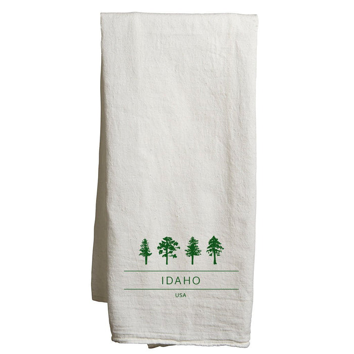 Custom  VISTA  Flour Sack Tea Towel - White