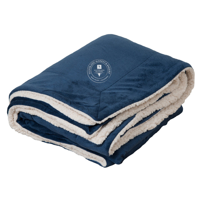 Custom BRAND / LOGO Micro Mink Sherpa Blanket
