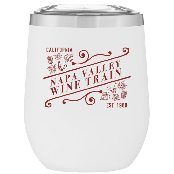 Custom SLANT 12 Oz. Insulated Stemless Wine Cup