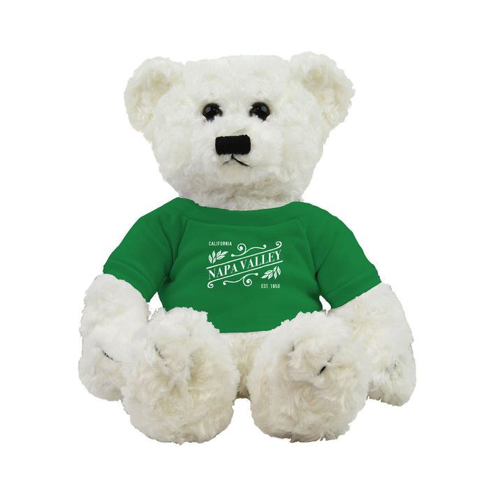 Custom BRAND / LOGO 8" Charlie Teddy Bear in Custom Tee