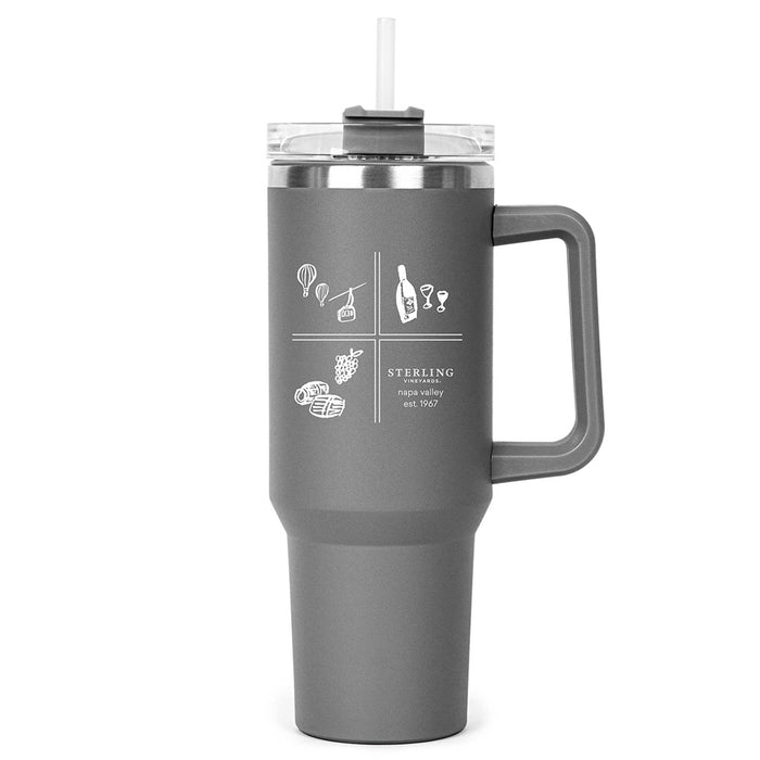 Custom SQUARES 40 Oz. Stainless Big Boom Mug