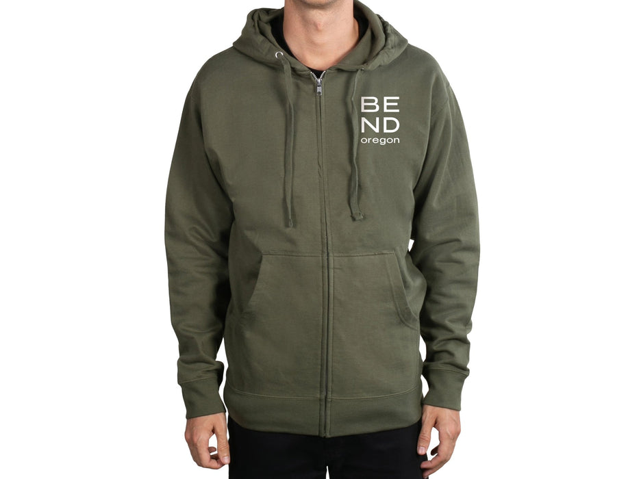 Independent Trading Co. Unisex 8.5 Oz. Midweight Full-Zip Hooded Sweatshirt