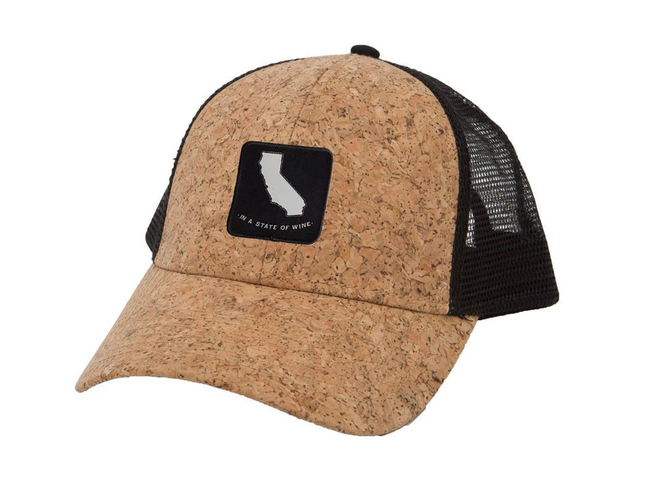 Headwear USA PolyTwill 6 Panel Nylon Mesh Back Cap Printed with a Customizable STATE COLLECTION Design