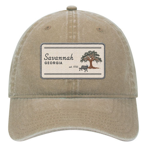 Custom SUNDAY Washed Cotton Twill 6 Panel Low Cap