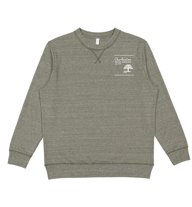 Custom SUNDAY Live & Tell Unisex 7 Oz. Crewneck Pullover Vintage Wash Fleece Sweatshirt