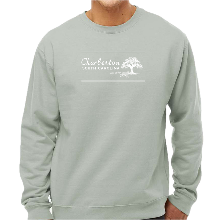 Custom SUNDAY Independent Trading Co. Unisex 8.5 Oz. Midweight 8.5 Oz. Unisex Midweight Crewneck Sweatshirt