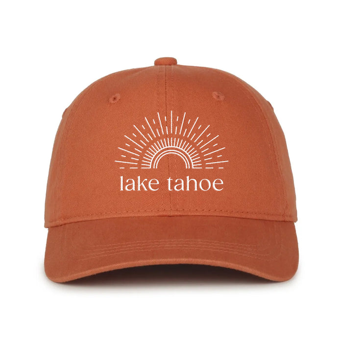 Custom SUNSHINE Fiber Outdoor Cap's Garment Washed Dad Cap