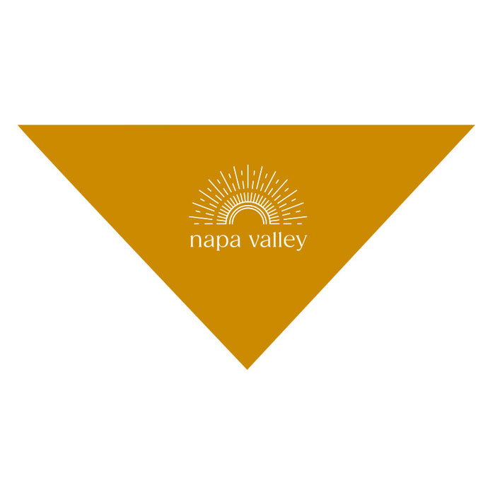 Custom BRAND / LOGO Large Cotton Triangle Bandana