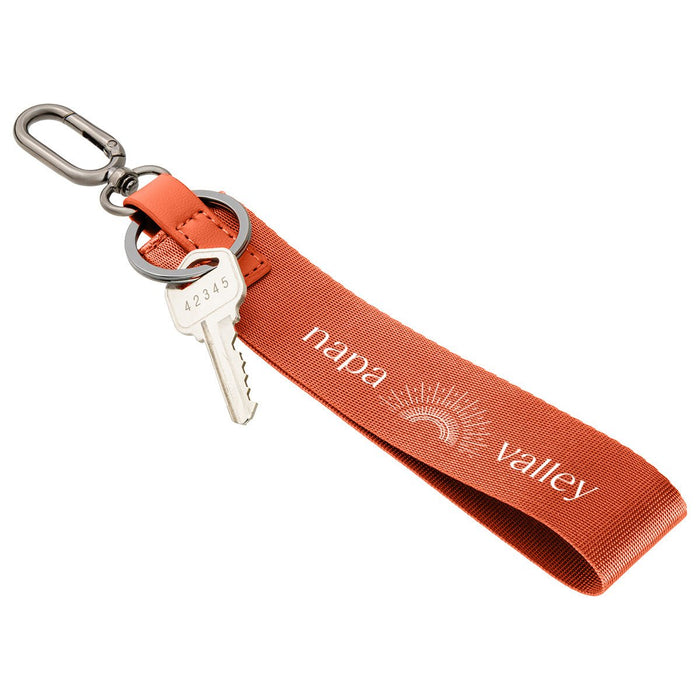 Custom BRAND / LOGO Premium Key Strap Never Lost Keychain