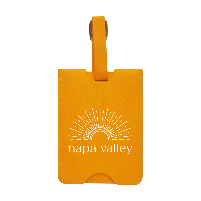 Custom SUNSHINE Tulip Luggage Tag