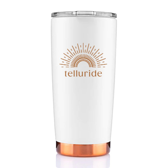 Custom SUNSHINE 20 Oz. Stainless Stocky Tumbler