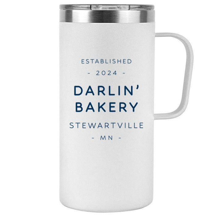Custom TEXT 20 Oz. Stainless  Tall Mug