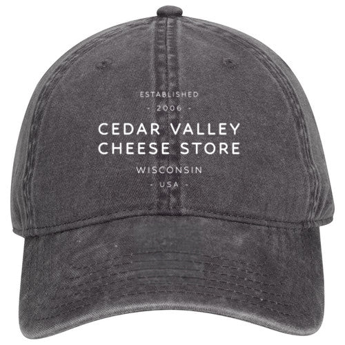 Custom TEXT Otto Cap Garment-Washed Pigment-Dyed Cotton Twill Dad Hat