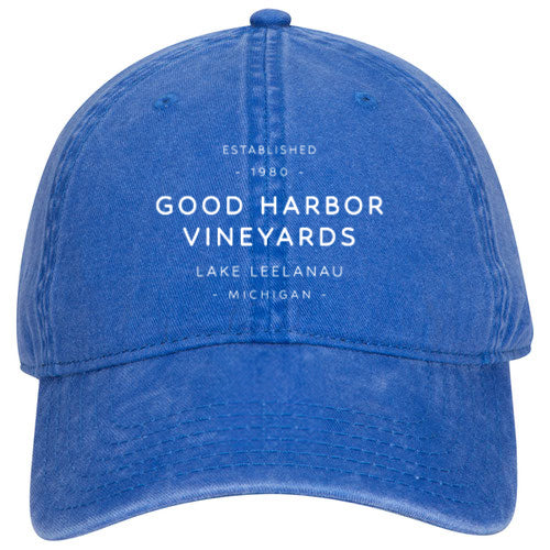 Custom TEXT Otto Cap Garment-Washed Pigment-Dyed Cotton Twill Dad Hat