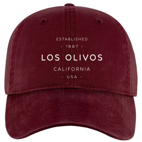 Custom TEXT OTTO CAP Cotton Twill Garment Washed Superior Dad Cap