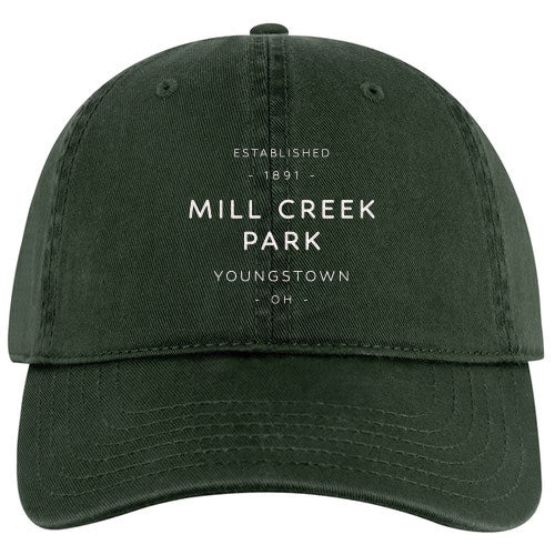 Custom TEXT OTTO CAP Cotton Twill Garment Washed Superior Dad Cap