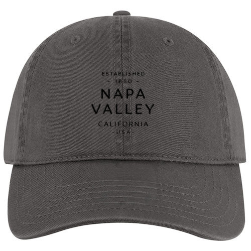 Custom TEXT Otto Cap Garment Washed Cotton Dad Cap