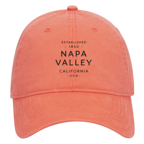 Custom TEXT Otto Cap Garment Washed Cotton Dad Cap