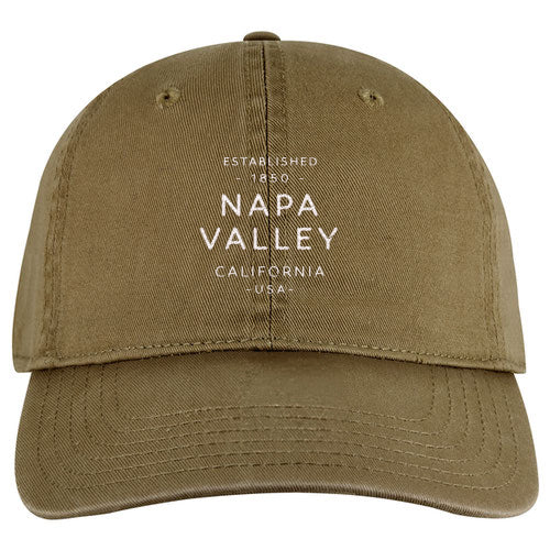 Custom TEXT Otto Cap Garment Washed Cotton Dad Cap