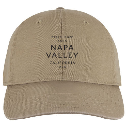 Custom TEXT Otto Cap Garment Washed Cotton Dad Cap