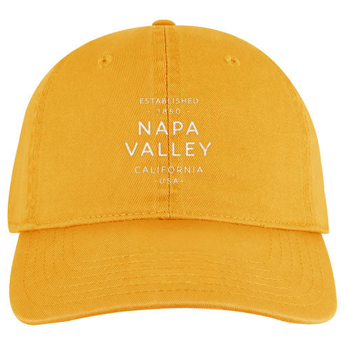 Custom TEXT Otto Cap Garment Washed Cotton Dad Cap